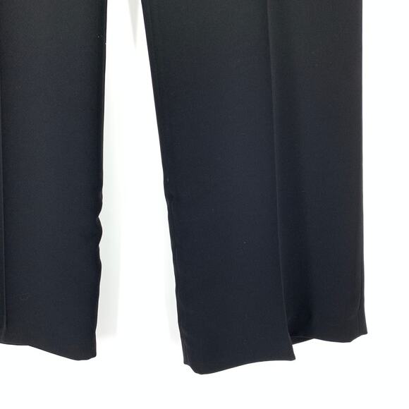 Zara Woman 2 Piece Suit Set Sz 6 Blazer Jacket + Straight Leg Trouser Pant Black - Picture 10 of 11